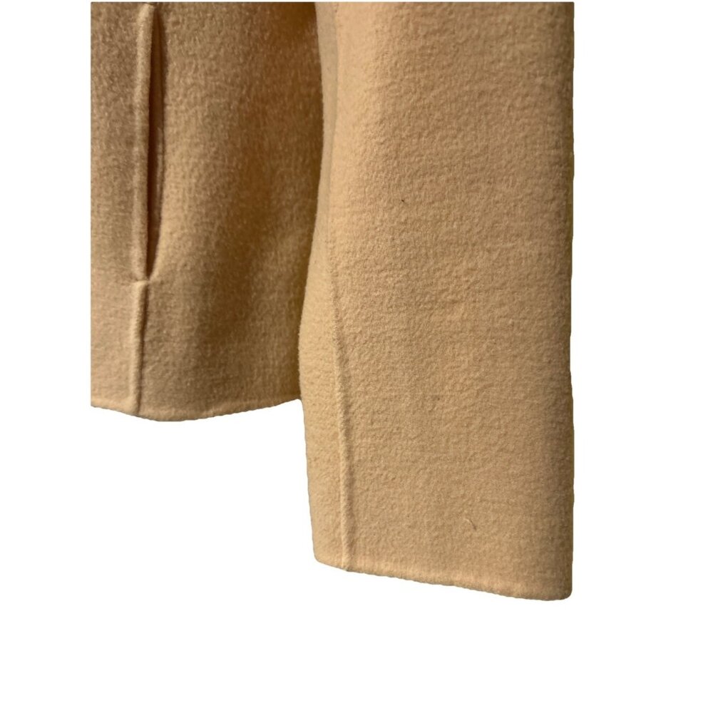 vtg y2k boiled wool cardigan sweater jacket butter yellow Alexandra Bartlett New - Picture 3 of 7